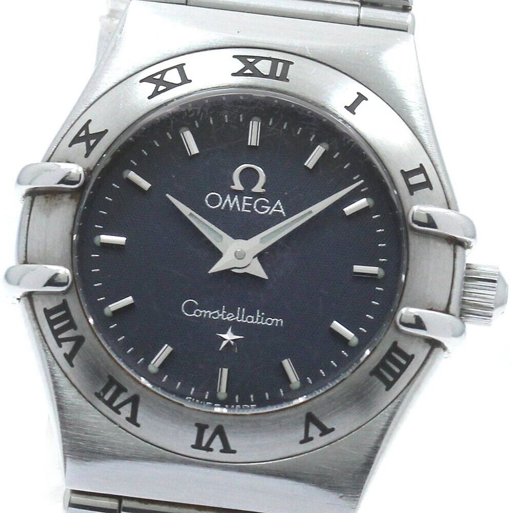OMEGA Constellation gray Dial Quartz Ladies Watch_870145